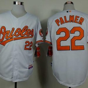 Orioles #22 Jim Palmer White Cool Base Stitched Jersey