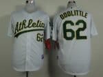 Athletics #62 Sean Doolittle White Cool Base Stitched Jersey