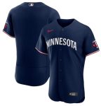 Minnesota Twins Blank Navy 2023 Flex Base Stitched Jersey