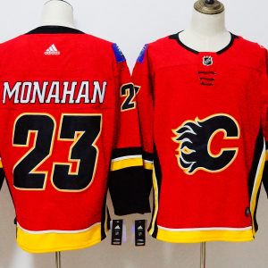 Calgary Flames #23 Sean Monahan Red Stitched Adidas Jersey