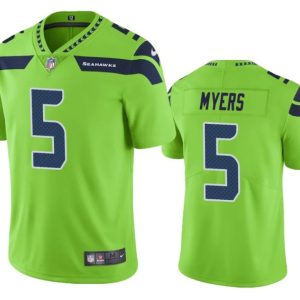 Seattle Seahawks #5 Jason Myers Green Vapor Untouchable Limited Stitched Jersey