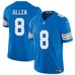 Detroit Lions #8 Kyle Allen Blue 2025 F.U.S.E. Vapor Limited Football Stitched Jersey
