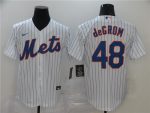 New York Mets #48 Jacob DeGrom White Cool Base Stitched Jersey