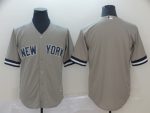 New York Yankees Gray Cool Base Player Stitched Jersey