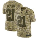 Washington Redskins #21 Sean Taylor 2018 Camo Salute To Service Limited Stitched Jersey