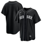 Boston Red Sox Blank Black Lights Out Limited Stitched Jersey