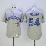 Blue Jays #54 Roberto Osuna Grey Flexbase Authentic Collection Stitched Jersey