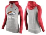 Nike Denver Broncos Performance Hoodie Grey Red_1