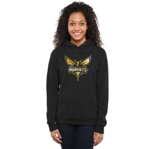 Charlotte Hornets Gold Collection Pullover Hoodie Black