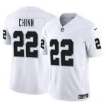 Las Vegas Raiders #22 Jeremy Chinn White 2025 F.U.S.E. Vapor Stitched Jersey