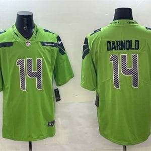 Seattle Seahawks #14 Sam Darnold Green 2025 Vapor Limited Stitched Jersey