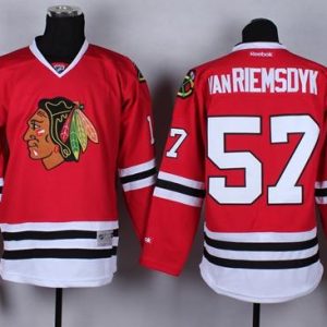Blackhawks #57 Trevor Van Riemsdyk Red Stitched Jersey
