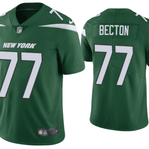 New York Jets #77 Mekhi Becton Green Vapor Untouchable Limited Stitched Jersey