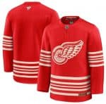 Detroit Red Wings Blank Red 2025 Centennial Premium Stitched Jersey