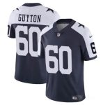 Dallas Cowboys #60 Tyler Guyton Navy White 2024 Draft Vapor Untouchable Thanksgiving Limited Stitched Jersey