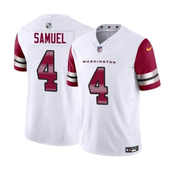 Washington Commanders #4 Curtis Samuel White 2023 F.U.S.E. Vapor Limited Stitched Jersey