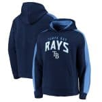 Tampa Bay Rays Navy Game Time Arch Pullover Hoodie Pullover Hoodie