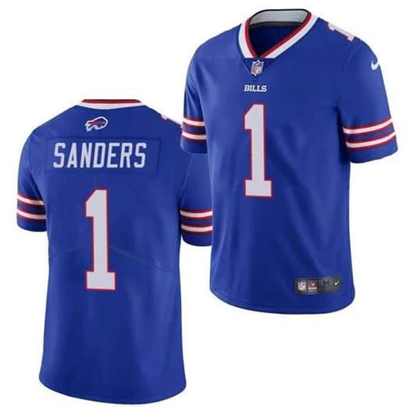 Buffalo Bills #1 Emmanuel Sanders Blue Vapor Untouchable Limited Stitched Jersey