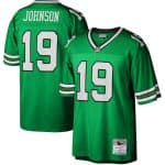 New York Jets #19 Keyshawn Johnson Green Mitchell Ness Stitched Jersey