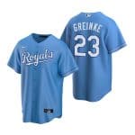 Kansas City Royals #23 Zack Greinke Light Blue Cool Base Stitched Jersey