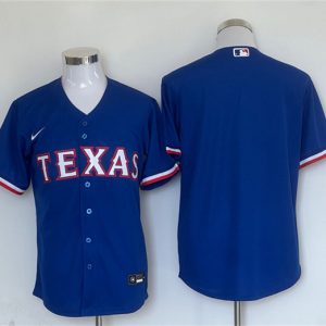 Texas Rangers Blank Royal Cool Base Stitched Jersey