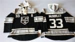 Kings #33 Marty Mcsorley Black Sawyer Hooded Sweatshirt Stitched Jersey