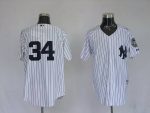 Yankees #34 Brian McCann White Stitched Jersey