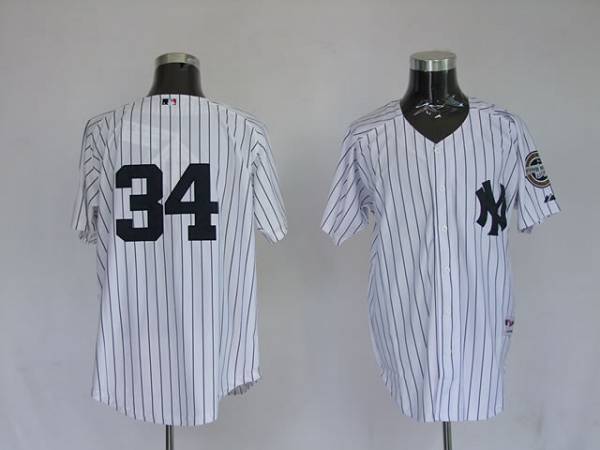 Yankees #34 Brian McCann White Stitched Jersey