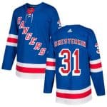 New York Rangers #31 Igor Shesterkin Navy Home Stitched Jersey