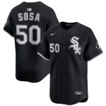 Chicago White Sox #50 Lenyn Sosa Black 2025 Alternate Limited Stitched Jersey
