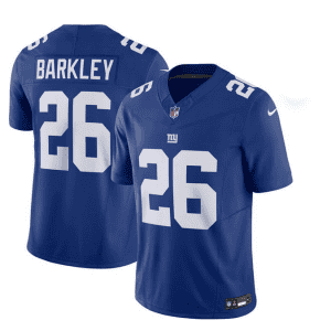 New York Giants #26 Saquon Barkley Blue 2023 F.U.S.E. Vapor Untouchable Limited Stitched Jersey