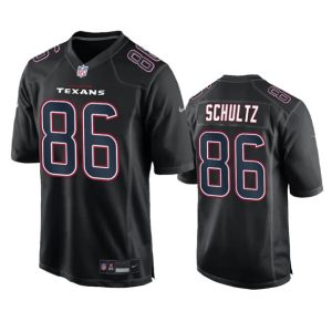 Houston Texans #86 Dalton Schultz Black Fashion Vapor Untouchable Limited Stitched Jersey