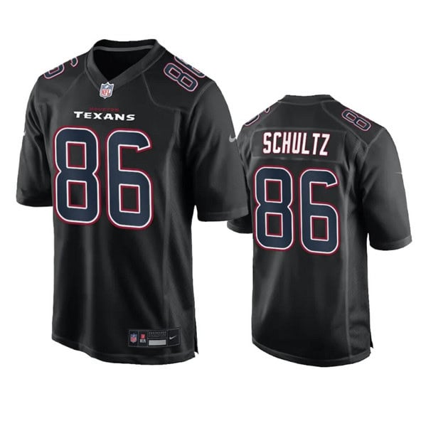 Houston Texans #86 Dalton Schultz Black Fashion Vapor Untouchable Limited Stitched Jersey
