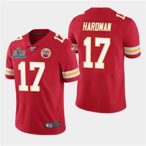 Chiefs #17 Mecole Hardman Red Super Bowl LIV Vapor Untouchable Limited Stitched Jersey