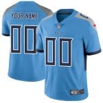 Titans Customized Light Blue Vapor Untouchable Limited Stitched Jersey