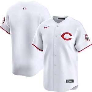 Cincinnati Reds Blank White 2025 Home Limited Stitched Jersey