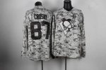 Penguins #87 Sidney Crosby Camo Stitched Jersey