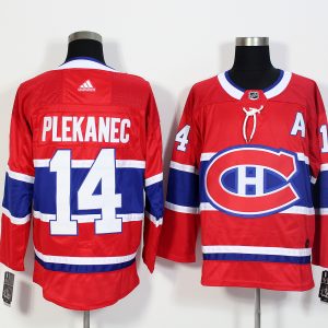 Montreal Canadiens #14 Tomas Plekanec Red Stitched Adidas Jersey