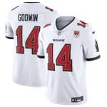 Tampa Bay Buccaneers #14 Chris Godwin White 2025 50th Season patch Vapor Untouchable Limited Football Stitched Jersey