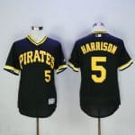 Pirates #5 Josh Harrison Black Flexbase Authentic Collection Cooperstown Stitched Jersey
