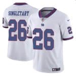 New York Giants #26 Devin Singletary White Color Rush Limited Stitched Jersey