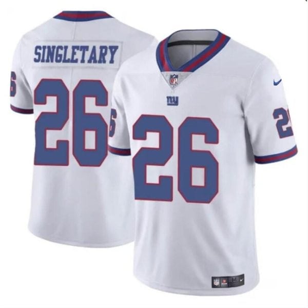 New York Giants #26 Devin Singletary White Color Rush Limited Stitched Jersey