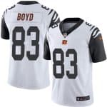 Bengals #83 Tyler Boyd White Stitched Limited Rush Nike Jersey