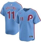 Philadelphia Phillies #11 Jimmy Rollins Light Blue Alternate Limited Stitched Jersey
