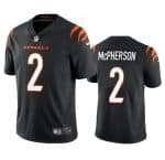 Cincinnati Bengals #2 Evan McPherson Black Vapor Untouchable Limited Stitched Jersey