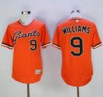 Giants #9 Matt Williams Orange Flexbase Authentic Collection Cooperstown Stitched Jerseys