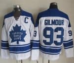 Maple Leafs #93 Doug Gilmour White CCM Throwback Third Stitched Jersey