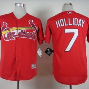 Cardinals #7 Matt Holliday Red Cool Base Stitched Jersey