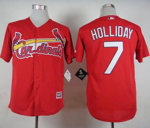 Cardinals #7 Matt Holliday Red Cool Base Stitched Jersey