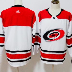 Carolina Hurricanes White Stitched Adidas Jersey